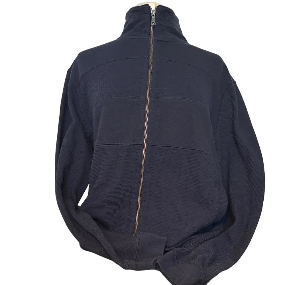 NWOT Banana Republic Navy Full Zip Sweater Men’s XL Knit Zip Cardigan